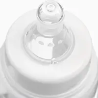 Бутылочка для кормления M&B &laquo;Люблю молоко&raquo;, классическое горло, с ручками, от 3 мес., 250 мл., белый