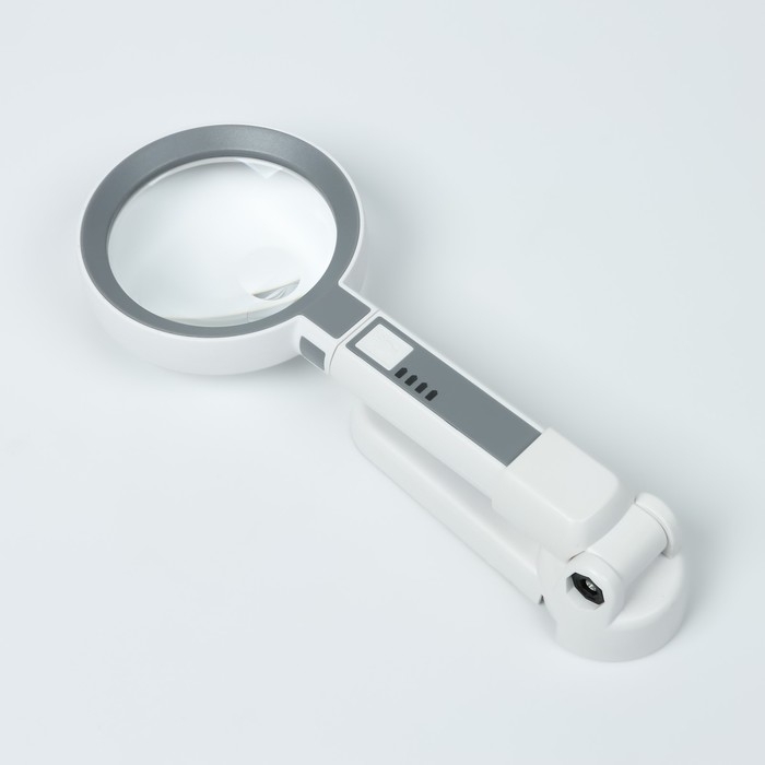 Лупа складная на подставке, кратность 5,11, линза 65мм Лупа складная на подставке, кратность 5,11, линза 65мм