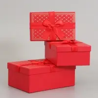 Набор подарочных коробок 3 в 1, прямоугольные 23&times;16&times;9.5 21&times;14&times;8.0 19&times;12&times;6.5 см