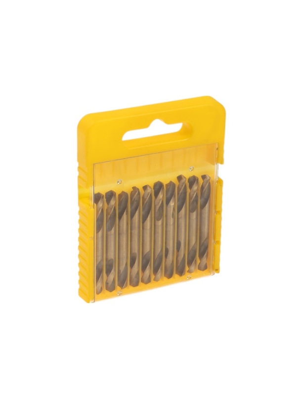 Набор двусторонних сверл по металлу ТУНДРА, HSS-Tin, 5 х 50 мм, 10 шт. Набор двусторонних сверл по металлу ТУНДРА, HSS-Tin, 5 х 50 мм, 10 шт.