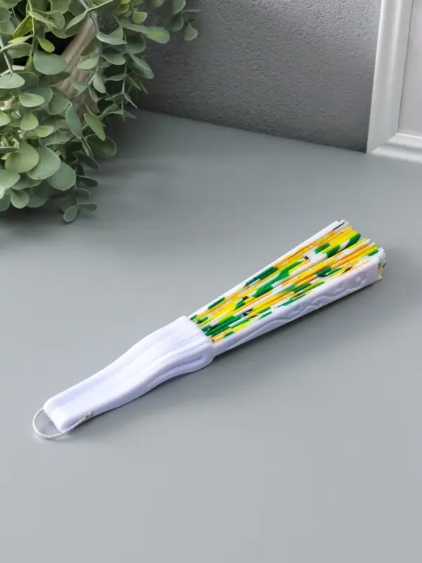 Веер складной &laquo;Россыпь лимонов&raquo;, 23 см, МИКС