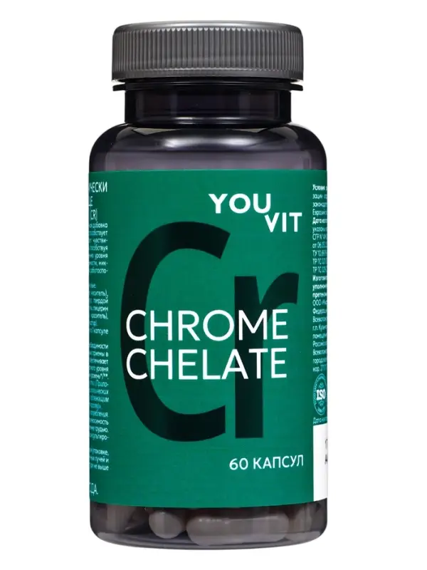 Хром хелат (пиколинат), YOUVIT, 60 таблеток
