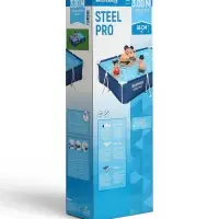 Бассейн каркасный Steel Pro, 300&times;201&times;66 см, фильтр-насос, прямоугольный, 56411 Bestway