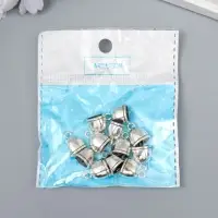 Концевик металл для творчества "Купол 1 линия" серебро G160B641 1,4х1,1 см Концевик металл для творчества "Купол 1 линия" серебро G160B641 1,4х1,1 см