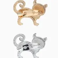 Брошь "Котёнок" бродячий,  (фас 12шт), цвет МИКС