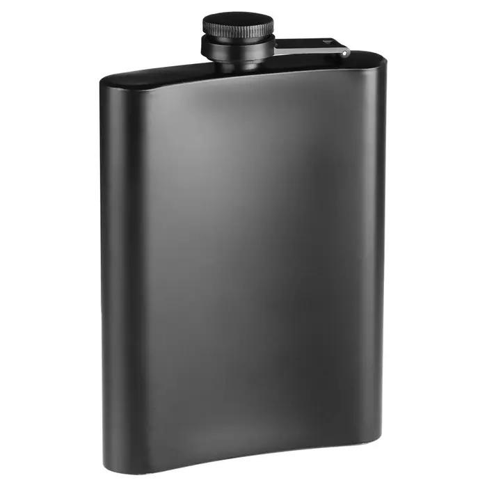 Фляжка Alcohol, нержавеющая сталь, 240 мл, 8 oz