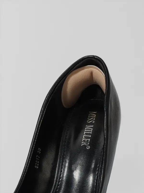 Пяткоудерживатели для обуви, на клеевой основе, 9&times;4.5 см, пара, бежевые