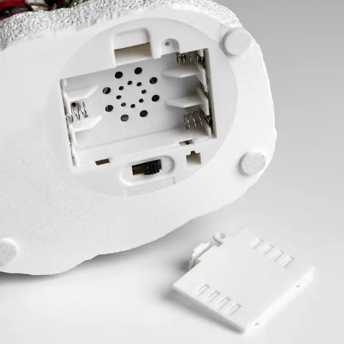 Светодиодная фигура &laquo;Дед Мороз&raquo; 14&times;18.5&times;10.5 см, керамика, от батареек АААх3, свечение тёплое белое