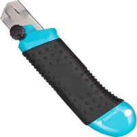 Нож усиленный Topfort 25 мм&nbsp;алюминиевый корпус с резиновыми вставками