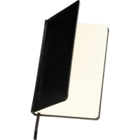 Ежедневник недатированный Attache А5, 160л, 138x213мм под кожу, черный