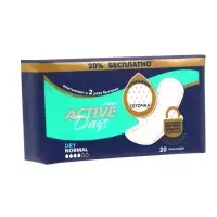 Прокладки Day Spa Active Days нормал, сеточка, 20 шт.