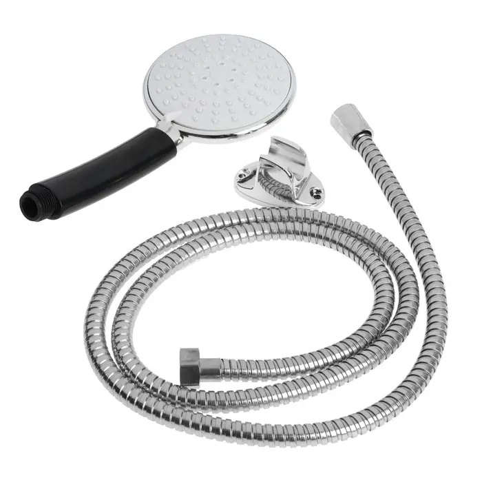 Душевая лейка 5 режимов со шлангом, держатель, крепеж в комплекте.