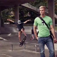 Футболка мужская Heavy голубая, размер S