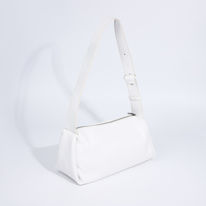 Кросс-боди на молнии, цвет белый Кросс-боди на молнии, цвет белый