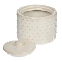 VETTA Емкость для ватных дисков и палочек "Point", керамика