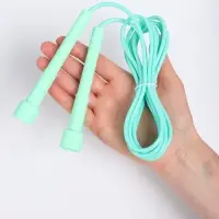 Скакалка спортивная, 2.8 м, регулируемая, скоростная, бирюзовая