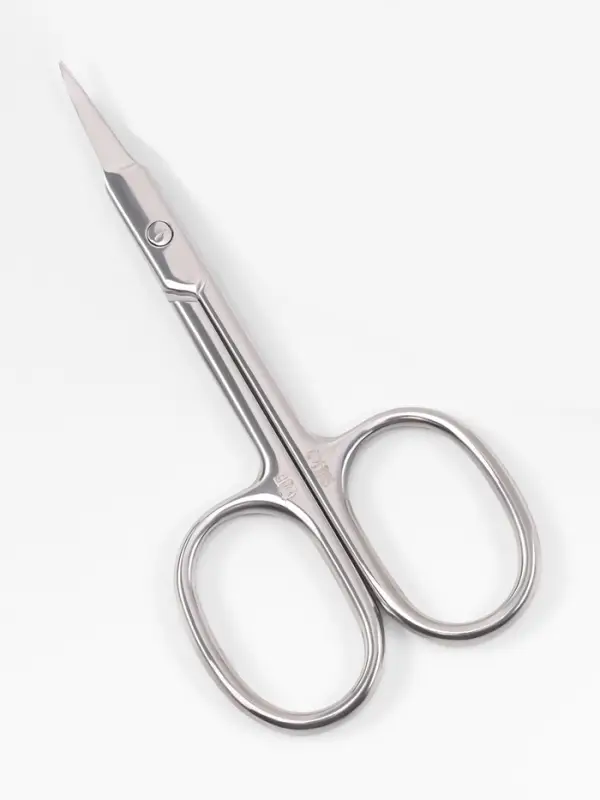 Ножницы маникюрные &laquo;Премиум&raquo;, для кутикулы, загнутые, узкие, 9.3 см, на блистере