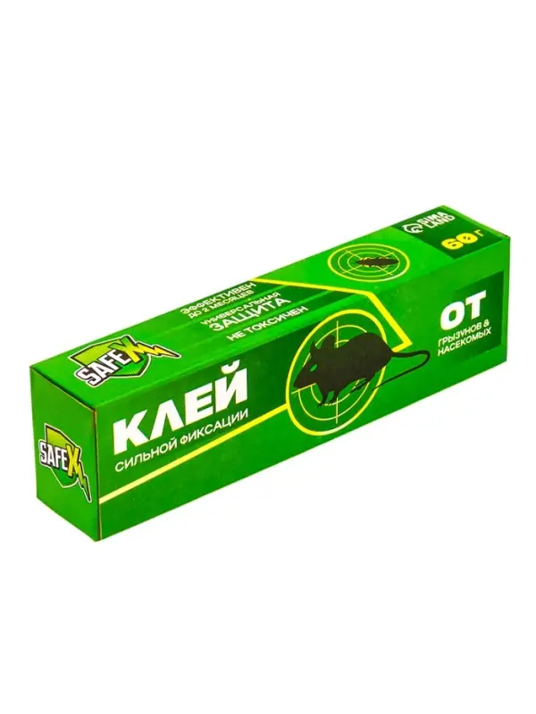 Клей от грызунов и насекомых SAFEX, туба 60 г