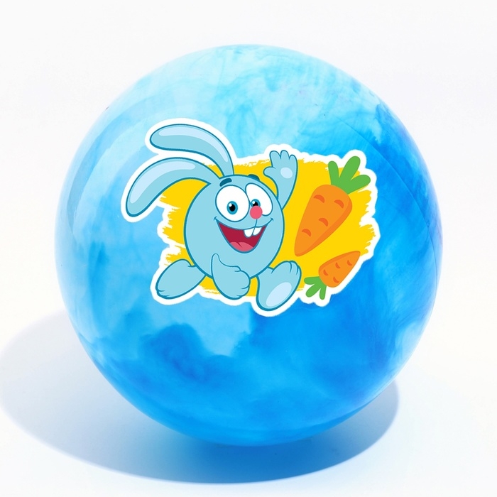 Мяч детский Смешарики «Крош», 22 см, 60 г, мрамор, МИКС Мяч детский Смешарики «Крош», 22 см, 60 г, мрамор, МИКС