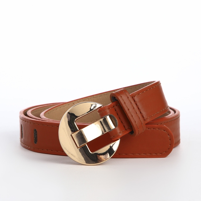 Ремень женский, ширина 2,5 см, цвет рыжий Ремень женский, ширина 2,5 см, цвет рыжий