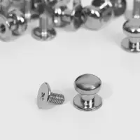 Кобурный винт d=8/8&times;10 мм, 10 шт., цвет серебряный