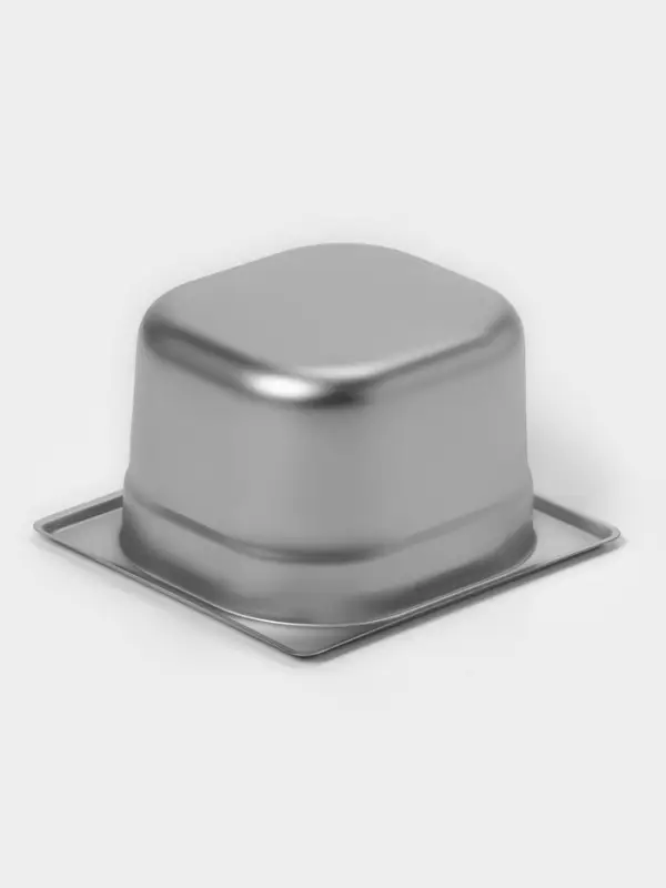 Гастроёмкость GN 1/6 Hanna Kn&ouml;vell, 100 мм, 176&times;162&times;100 мм, толщина 0.8 мм, нержавеющая сталь