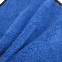 Тряпка для мытья автомобиля, CARTAGE, микрофибра, 400 г/м&sup2;, 20&times;30 cм, сине-серая