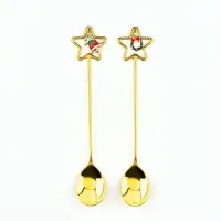 Ложки с подвесами новогодние «Тепла и уюта», подарочный набор 2 шт., 15.8×2.5 см Ложки с подвесами новогодние «Тепла и уюта», подарочный набор 2 шт., 15.8×2.5 см