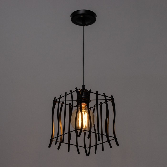 Люстра Оскол Подвес BayerLux цвет безупречный черный 1х40Вт цоколь E27