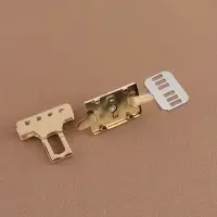 Застёжка для сумки, 3.3×3.3 см, цвет золотой