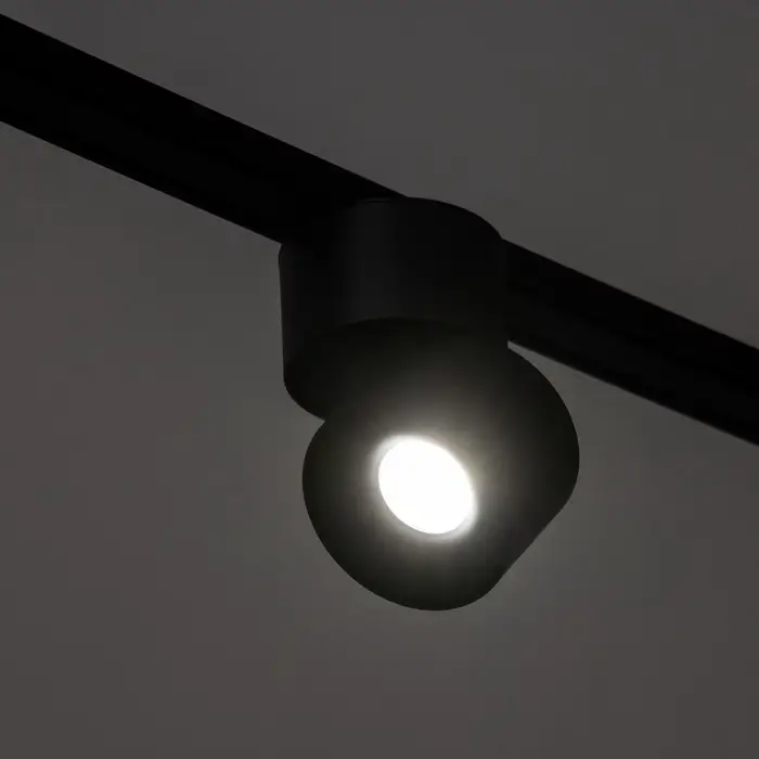 Светильник трековый BayerLux SLIM &laquo;Цилиндр&raquo;, LED, 9 Вт, 3000K-6000К, 48 В, CRI90, 6&times;6&times;10 см, чёрный