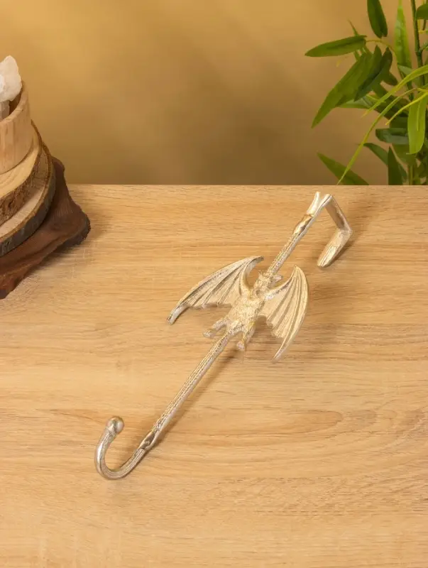 Крючок надверный «Летучая мышь», 33×13×6 см, алюминий Крючок надверный «Летучая мышь», 33×13×6 см, алюминий