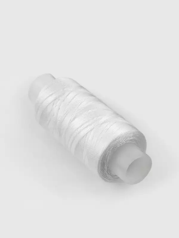 Нитки 45ЛЛ, 200 м, белые №0101