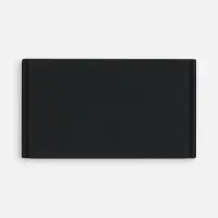 Лейбл из ПВХ Dzeta, M, черный