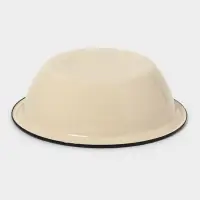 Миска эмалированная, 1 л, слоновая, кости