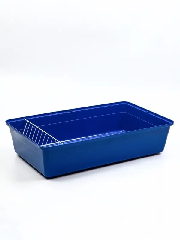 Клетка для кроликов, 60&times;36&times;32 см, усиленная, синяя