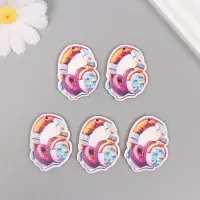 Декор для творчества дерево "Крутые наушники" 4х2,9х0,3 см Декор для творчества дерево "Крутые наушники" 4х2,9х0,3 см