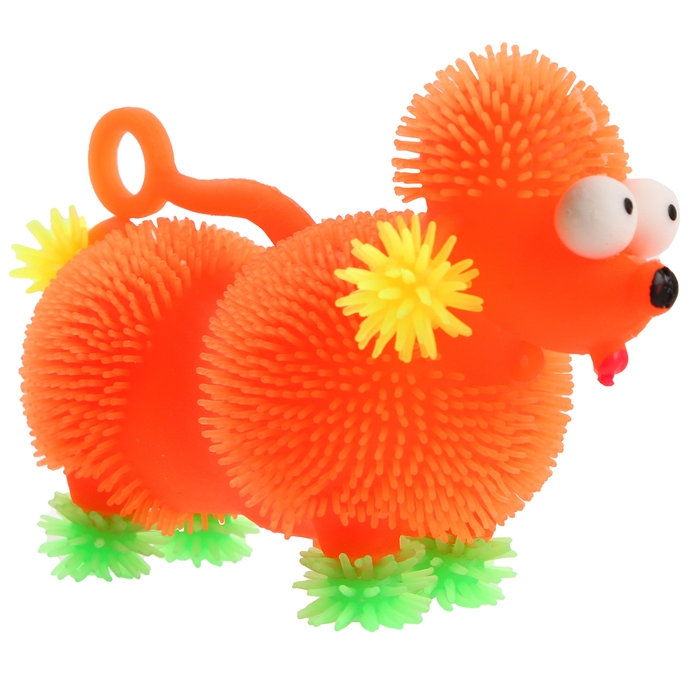 Мяч детский резиновый ёжка световой «Пудель», цвета МИКС , в шоубоксе Мяч детский резиновый ёжка световой «Пудель», цвета МИКС , в шоубоксе