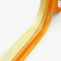 Атласная лента, набор 5 шт., 6 мм, 23&plusmn;1 м, жёлтый, оранжевый