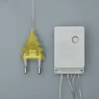 Гирлянда &laquo;Нить&raquo; 5 м, IP20, прозрачная нить, 50 LED, 8 режимов, 220 В, свечение жёлтое