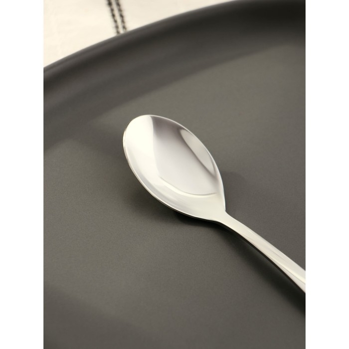 Ложка чайная Magistro Bravo, h=13,5 см, толщина 2 мм, нержавеющая сталь Ложка чайная Magistro Bravo, h=13,5 см, толщина 2 мм, нержавеющая сталь