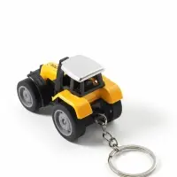 Брелок на кольце &laquo;Жёлтый трактор&raquo; колеса крутятся 7&times;4&times;4.5 см