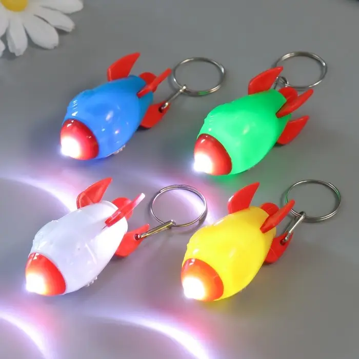 Фонарик свет на кольце Фонарик свет на кольце "Ракета" LR41x3 шт МИКС 2,7х2,7х5 см