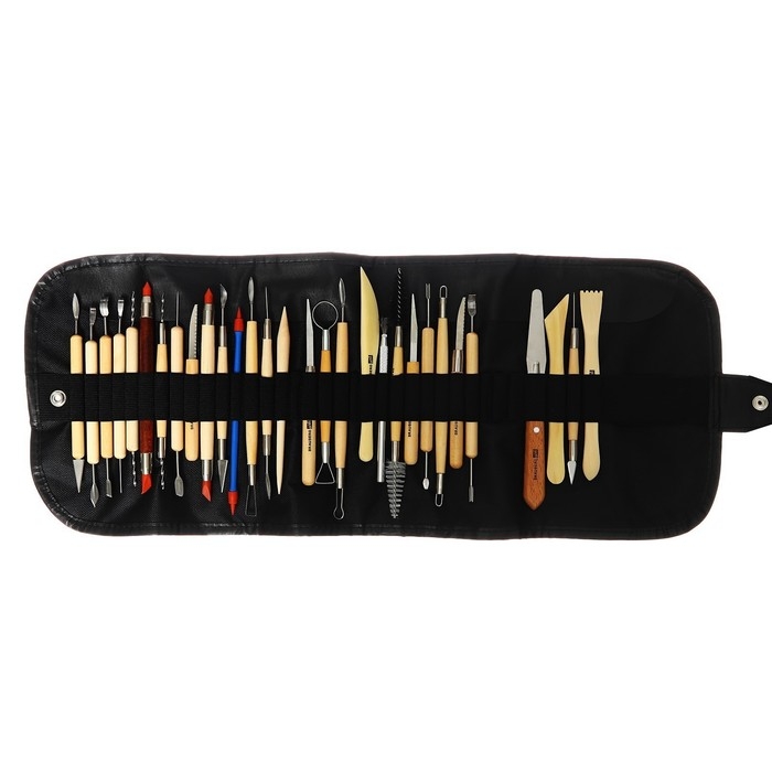 Набор инстр для лепки и модел BRAUBERG ART CLASSIC 30 шт в скрутке Набор инстр для лепки и модел BRAUBERG ART CLASSIC 30 шт в скрутке