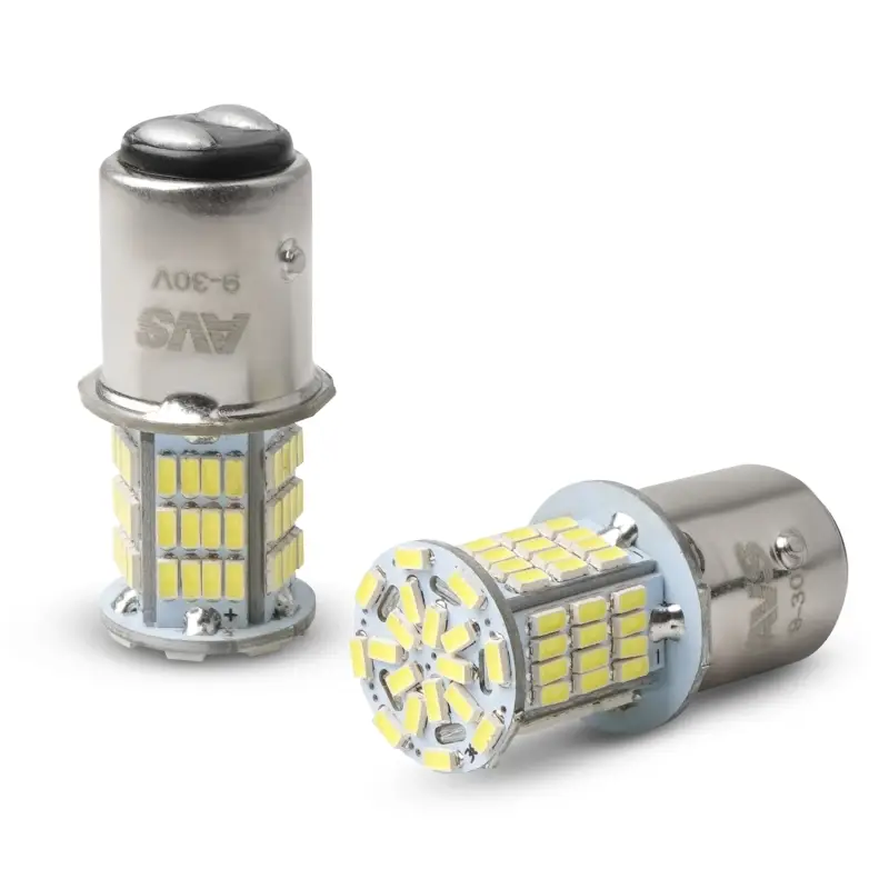 S100B T15/белый/ (BAY15d) 78SMD 3014 2 contact, коробка 2 шт.