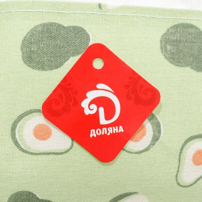 Органайзер подвесной с карманами Доляна «Авокадо», подвесной, 3 отделения, 35×30 см, цвет зелёный Органайзер подвесной с карманами Доляна «Авокадо», подвесной, 3 отделения, 35×30 см, цвет зелёный