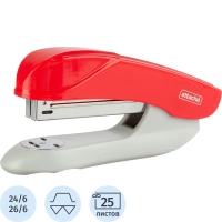 Степлер Attache Pulse(№24/6-26/6) до 25 листов, пластик, красный