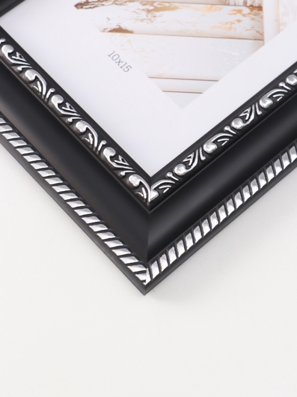 Фоторамка пластик Фоторамка пластик "МИРАМ" 10х15 см, чёрный