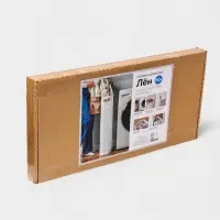 Плетёная корзина для белья с крышкой "Лён" 60л 43×20×80см, цвет белый Плетёная корзина для белья с крышкой "Лён" 60л 43×20×80см, цвет белый