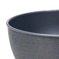 Горшок для цветов с поддоном 0,8 л d14 см h8 см "Фиалочка" серый Горшок для цветов с поддоном 0,8 л d14 см h8 см "Фиалочка" серый